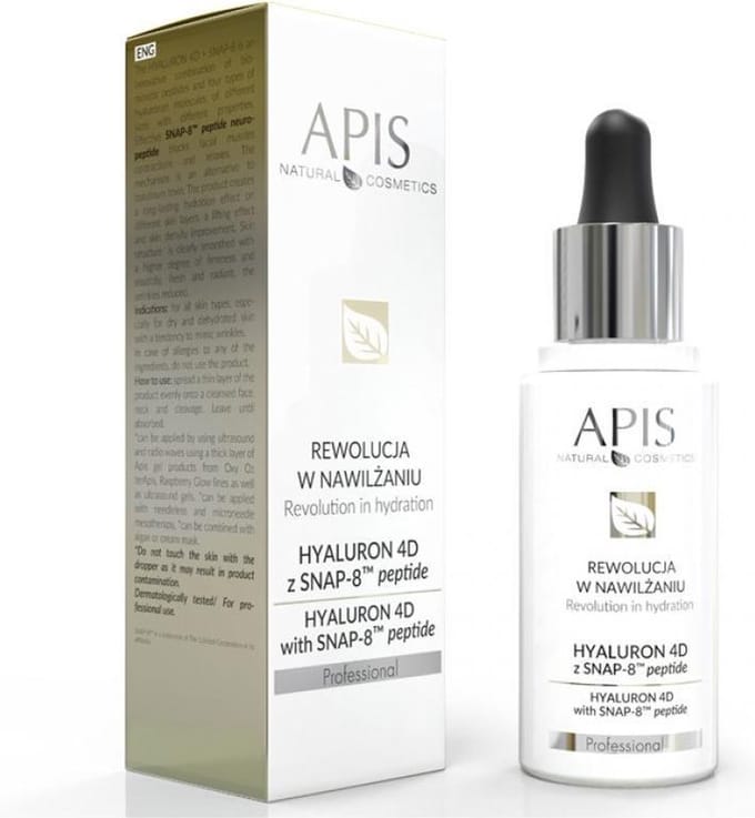 Apis - Revolution In Moisturizing Hyaluron 4D Face Serum From Snap-8 Peptide 30Ml