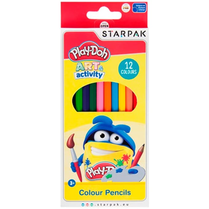 Play-Doh krijtjes - 12 stuks