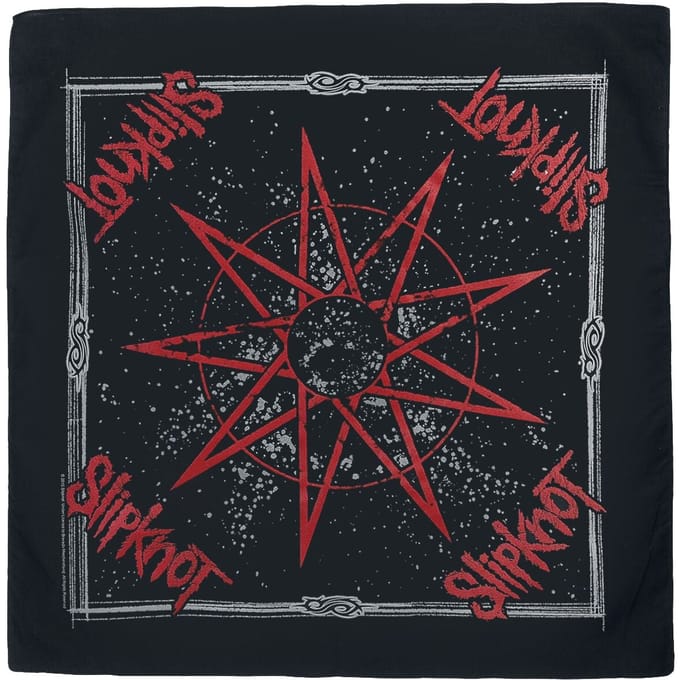 Slipknot Bandana - Nine Pointed Star - Bandana - meerkleurig