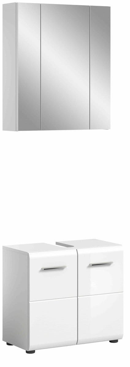 IJs badkamercombinatie wit hoogglans MDF TZ wit NB - 32x60x185cm