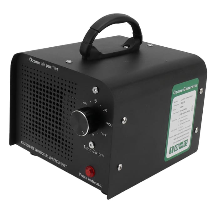 Commerciële Ozon Generator 5000mg/h O3 Machine Huis Luchtreinigers Deodorizer voor Varken Rund Schaap black