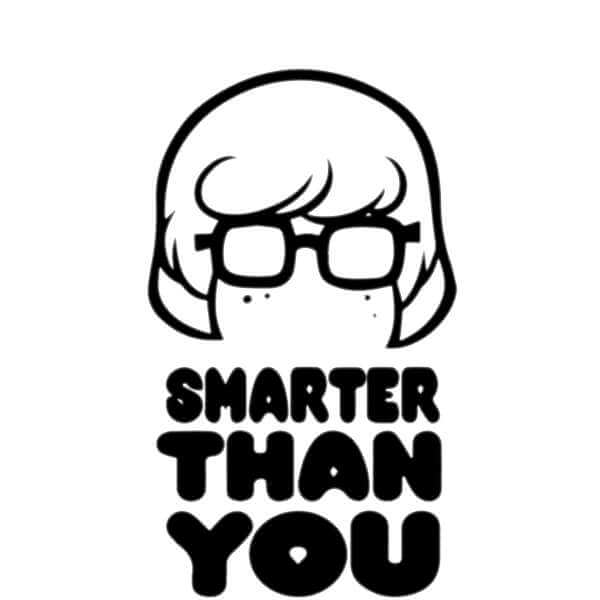 Scooby Doo Smarter Than You Sweatshirt - White - S