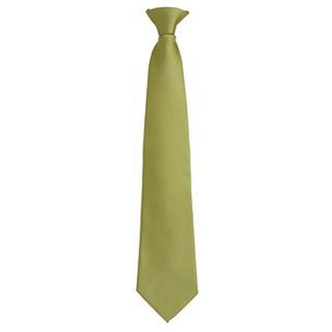 Premier Herenmode "Kleuren" Work Clip On Tie (Gras)