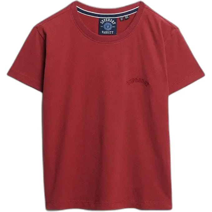 Superdry Essential Logo Slim Fit T-shirt Red Grootte: 40