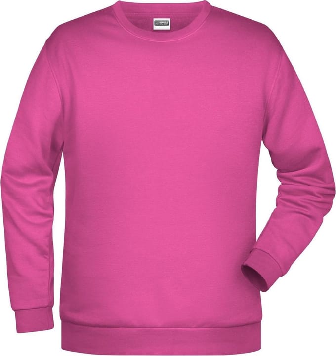 James And Nicholson Heren Basis Sweatshirt (Roze)