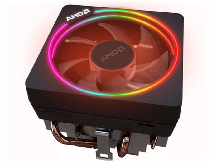 AMD Wraith Prism - Koeler voor processor - Socket AM4 - RGB - 2800 rpm - 42 dB - zwart