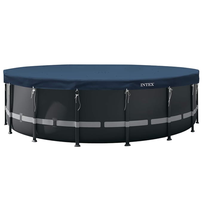 INTEX - Zwembadafdekking - - Ø488 - x - 20 - cm - Rond - PVC - en - PET