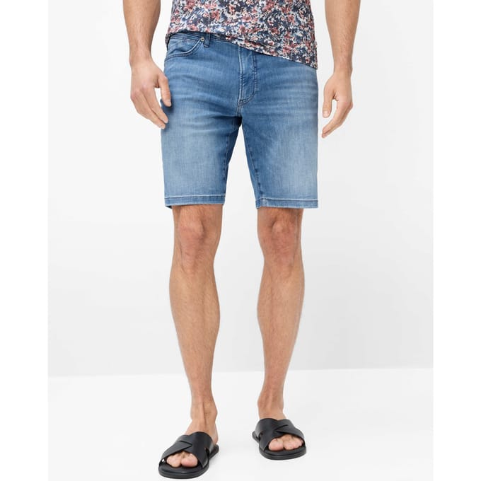 Brax Heren Jeans  Style CHUCK B REGULAR BLUE USED, denim blauw regular, maat 48