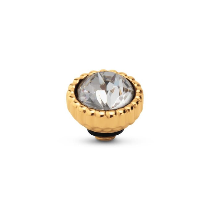 Melano Twisted Bali Petite Steentje Crystal | Goud
