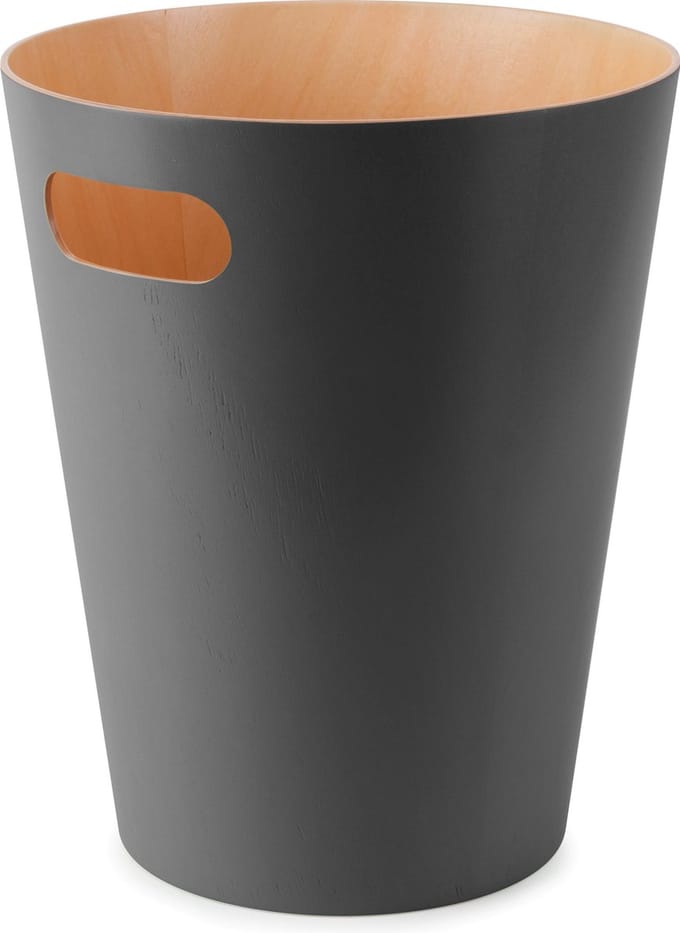 Umbra Woodrow-prullenbak met capaciteit van 7,5 liter