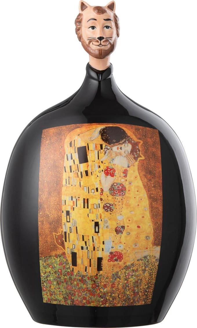 J-line - Les Chartistes Figuur Geïnspireerd Door De Kus Groot - 16.5x15x26cm
