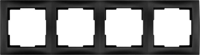 ION industries E1 afdekraam 4-voudig mat zwart (80.302.416)