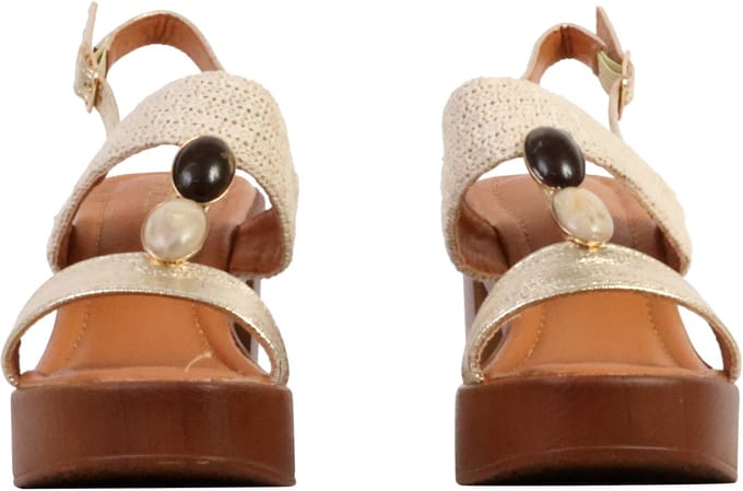 Sandalen met hak