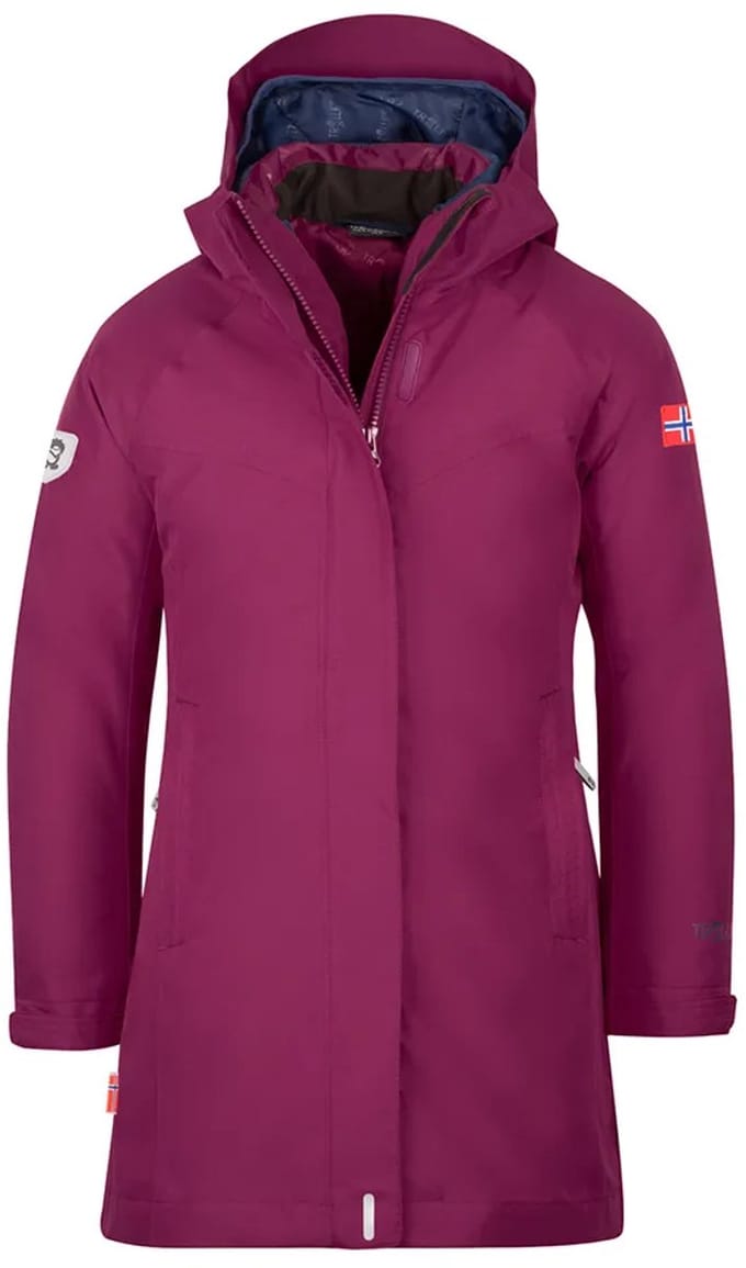 Trollkids Senja Coat Jas Paars 152 cm Meisje