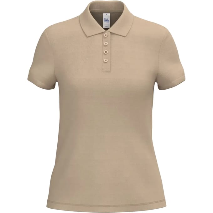 Biologisch pique polo voor dames iDeal Basic Brand