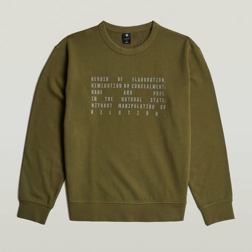 Trui G-Star Raw Text Graphic R Sw