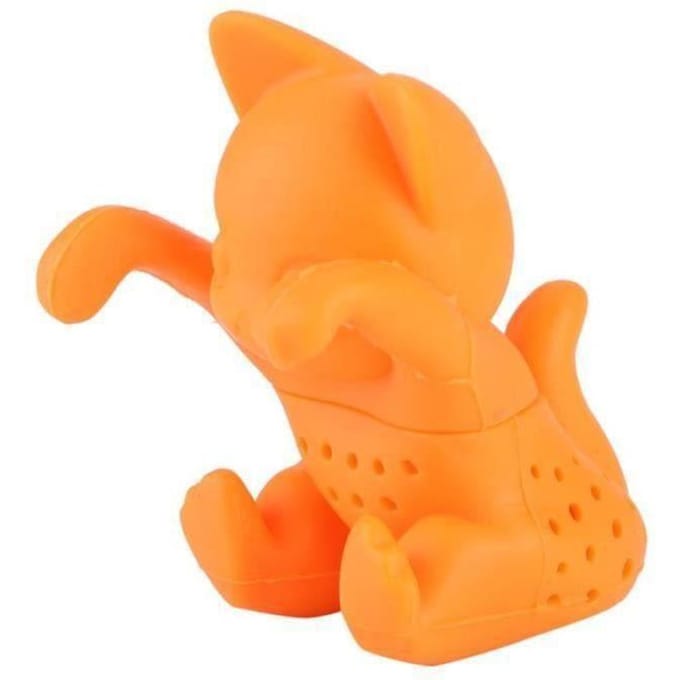 QN03052- Passoire à thé Accessoire d'infuseur de thé en silicone en forme de chat en forme de chat pour le bureau à domicile