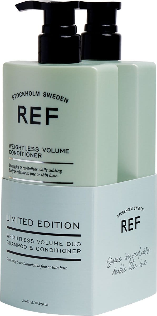 REF Weightless volume duo shampoo + conditioner limited edition 2x600ml