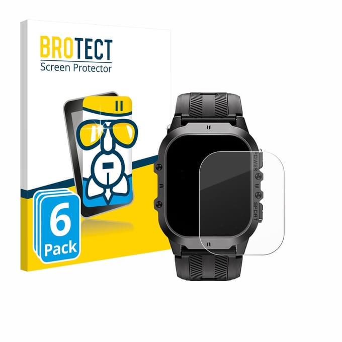 Screenprotector 6 Stuks voor Oukitel BT20 1.96" Beschermglas transparant