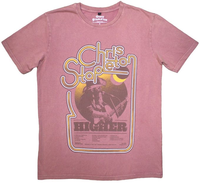 Chris Stapleton - Higher Heren T-shirt - XL - Rood