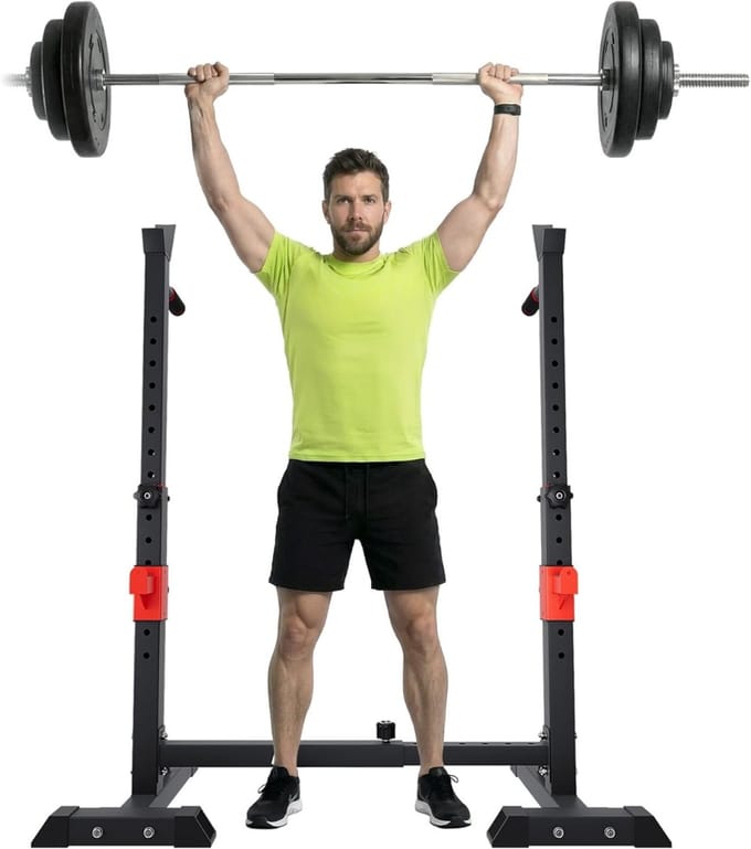 TIM® Squat Rack - Squat Wedge - Power Rack - Zwart - ‎ 28cm x 128cm x 140cm