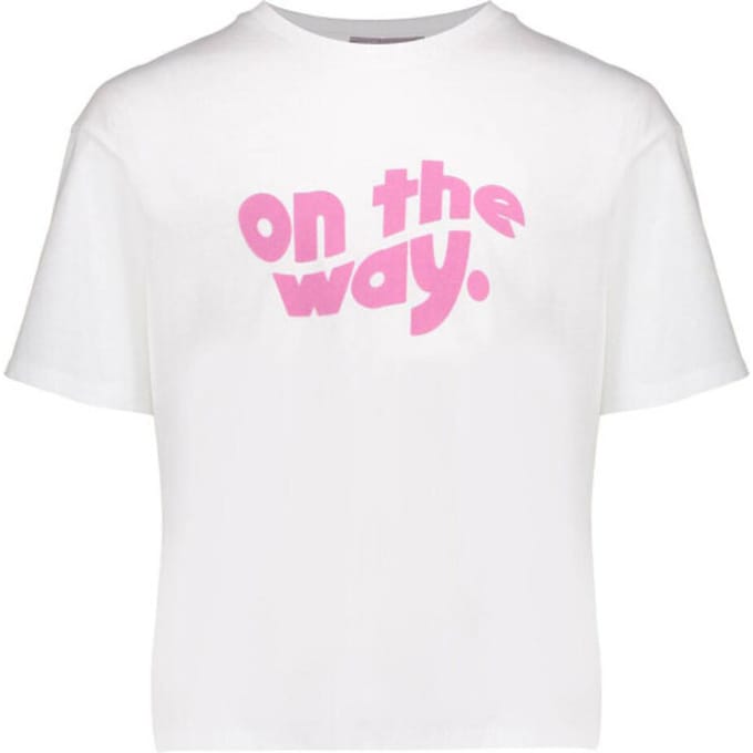 Geisha - T-shirt on the way - Wit - Maat 152