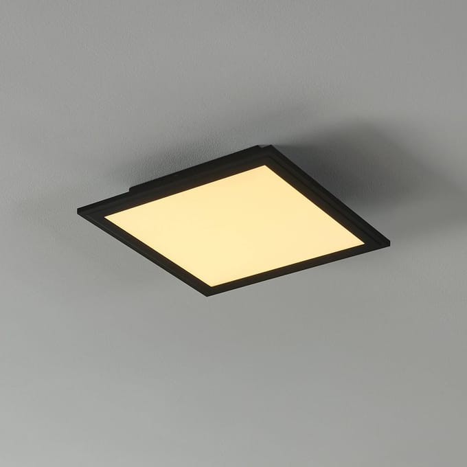 EGLO connect.z Salobrena-Z Smart Plafondlamp - 30 cm - Zwart/Wit - Instelbaar wit licht - Dimbaar - Zigbee