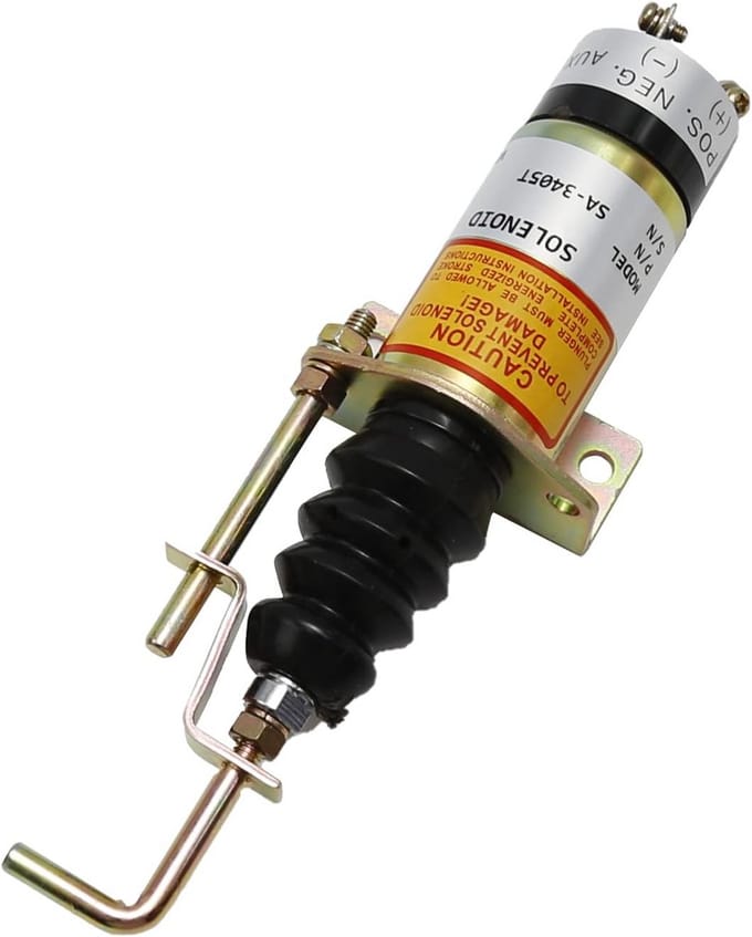 12V Brandstof Afsluitingsmagneetventiel voor Graafmachine Motorsets