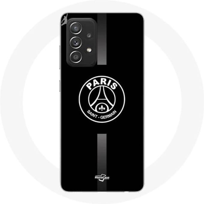 Coque - maniacase - Samsung Galaxy A52 - Souple - Protection - PSG Logo Jordan noir