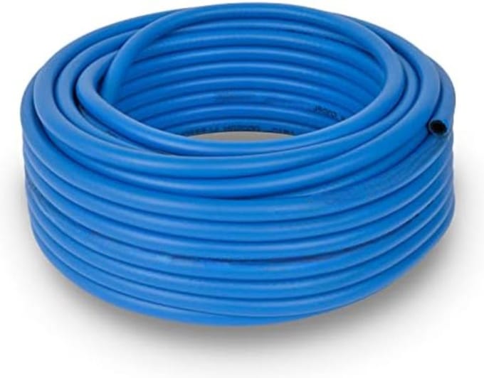 Compressor slang - Compressorslang - Persluchtslang - Compressor luchtslang - Diameter 6 mm x 11 mm (binnen x buiten)/30m blauw