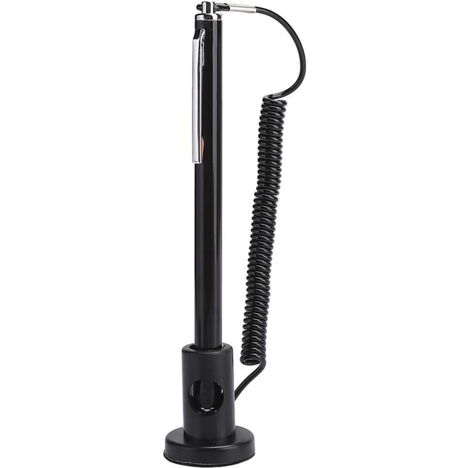Stylet Actif Capacitif pour Écran Tactile avec Cordon Ressort pour Lecteur MP4 et Tableau d'Écriture noir