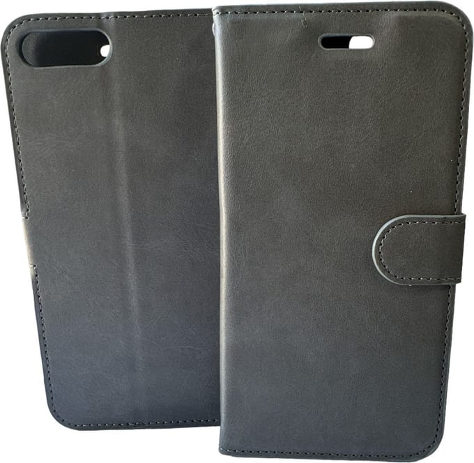 Bookcase Geschikt voor: iPhone 6 / 6s Grijs - portemonnee hoesje - ZT Accessoires