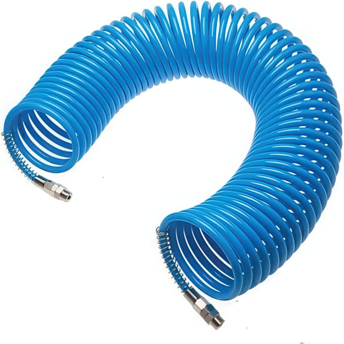 3m Spiraal Luchtslang 10x8mm PA R1/4 Mannelijke Connector