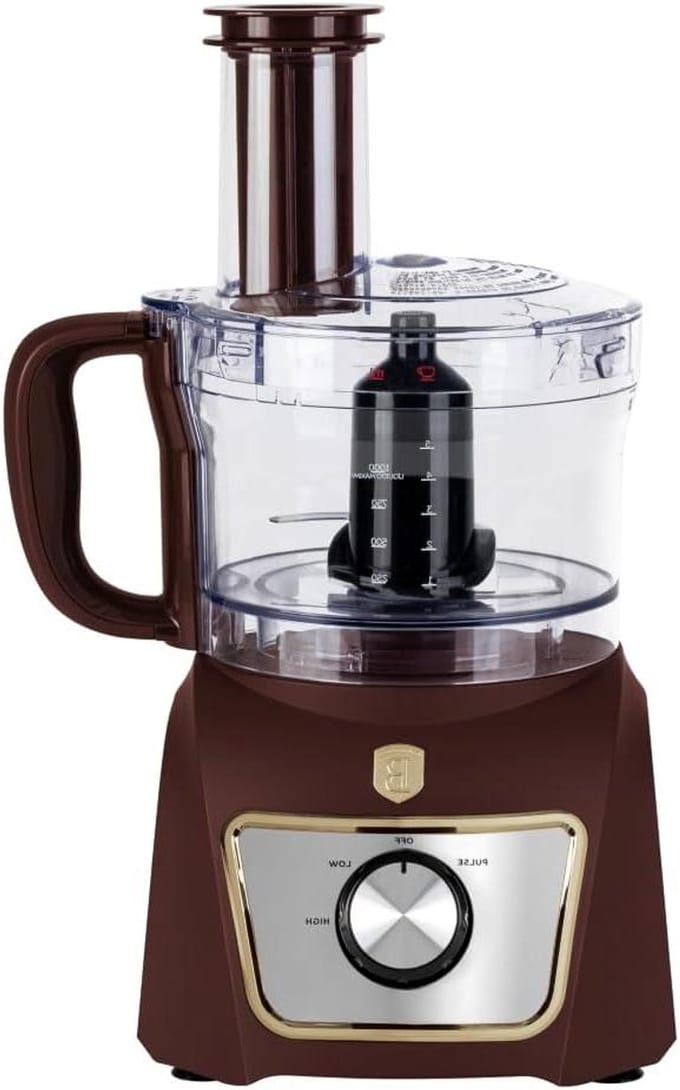 Keukenrobot met mixer - Multifunctionele machine - Koken en mixen - 8-in-1 functionaliteit - 500 Watt - Bordeaux