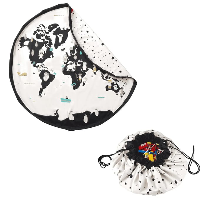 Speelkleed en opbergzak Play&Go Worldmap/Stars