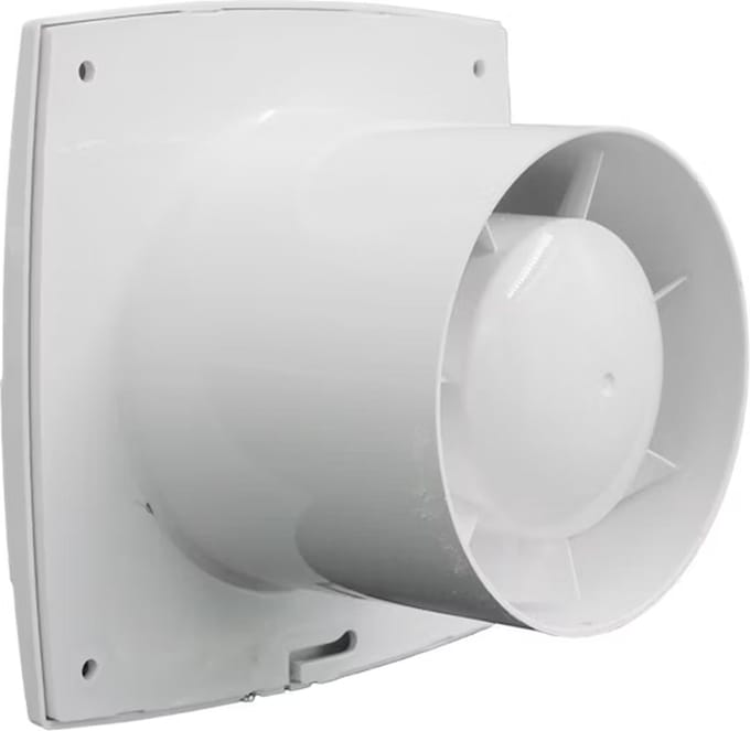 WEHA inbouwventilator met timer en vochtsensor Ø150mm 294m3/h (20100253)