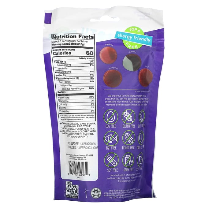 YumEarth, Pastilles de Vitamine C Biologiques, Anti-Oxyfruit, 3,3 oz (93,5 g)