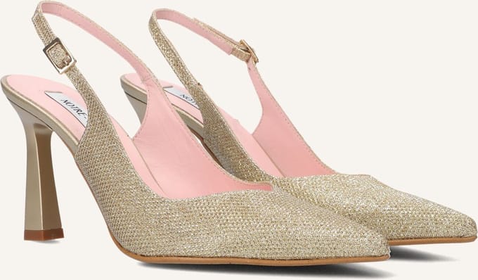 Notre-V 2378p Hakken Dames - Goudkleurig - Maat 38
