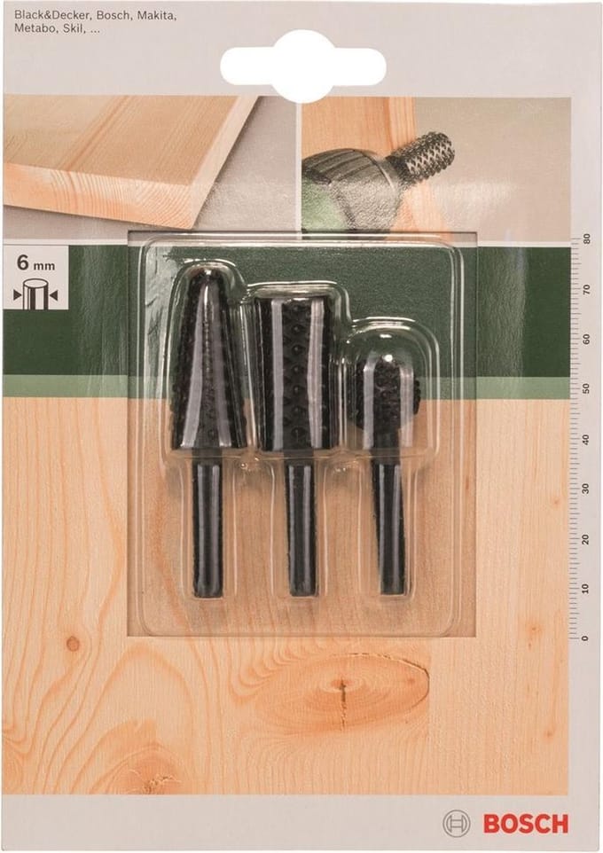 Bosch Accessories 2609255302 Raspfrees Afmeting, Ø 15 mm Schachtdiameter 6 mm