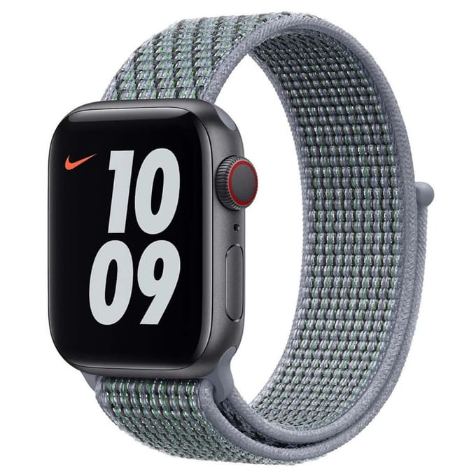 Apple Watch Nike Sport Loop - 44mm - Obsidian Mist - voor Apple Watch SE/5/6