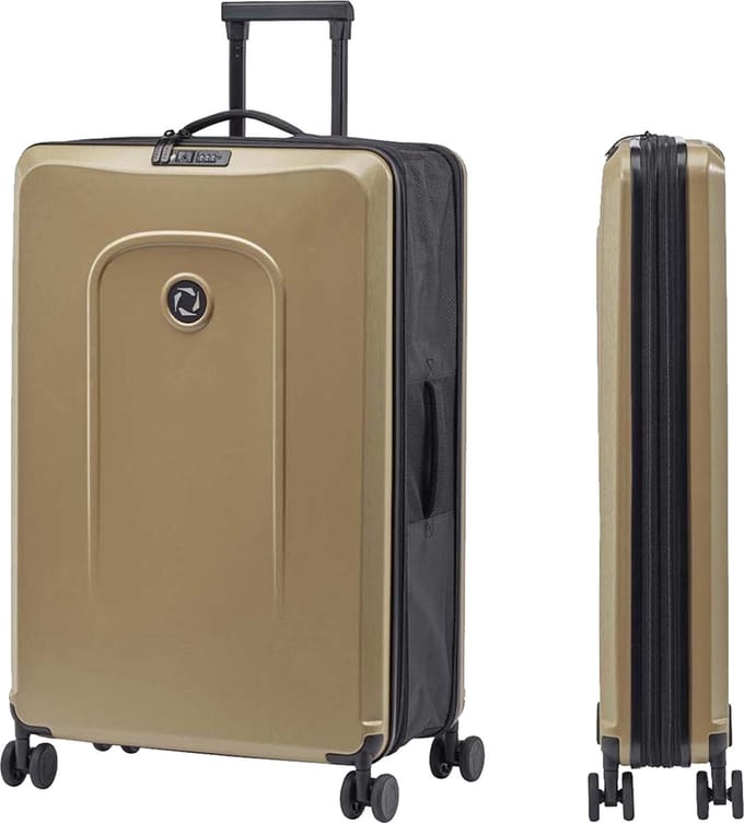 Senz Foldaway Check In Trolley 76 cm Champagne Brown