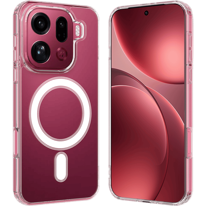 CaseBody OPPO Find X9 Pro Magnetische TPU Case Transparant