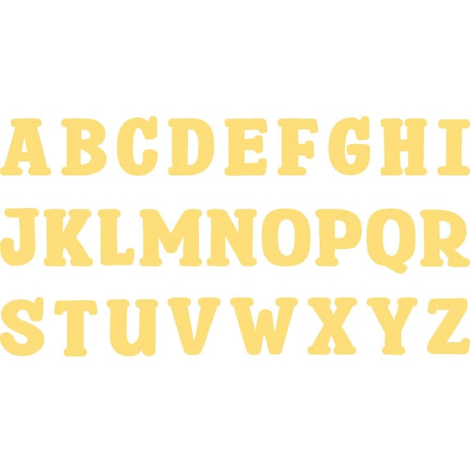 Sizzix Thinlits Ponssjabloon "Alphabet by Eileen Hull"