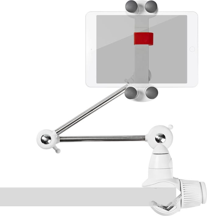Nedis TDMT111WT mounting kit - foldable - for mobile phone / tablet - metal white