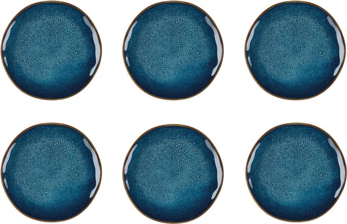 Medard de Noblat - Vertigo Denim - Dinerborden 27 cm - 6 delig - Stoneware