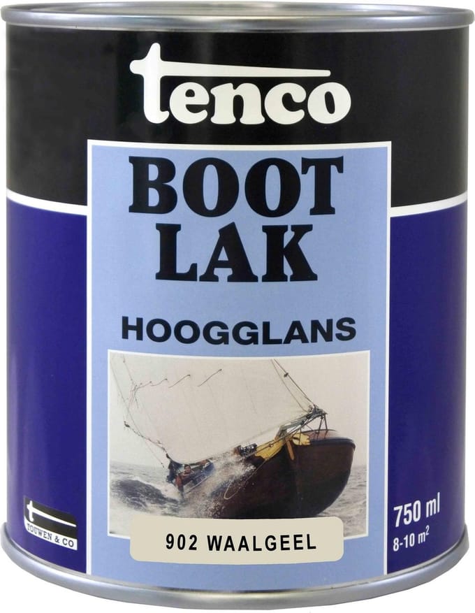 Tenco Houtlak Bootlak - Hoogglans - Waalgeel - 750ml