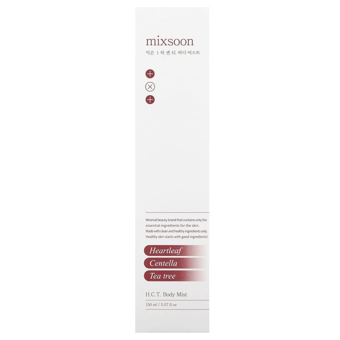 Mixsoon H.C.T. Body Mist / Verfrissende lichaamsspray met anti-acne actief complex 150 ml