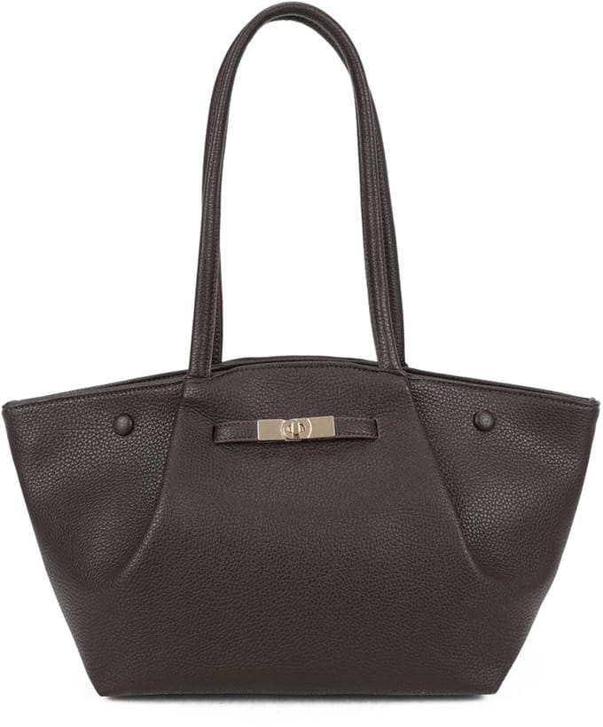 Gallantry® Dames Handtas – Elegante Shopper Schoudertas – Ruime Tas met Binnenvakken - Coffee