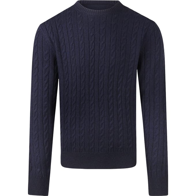 McGregor Cable Crew Neck Sweater Navy Taglia: 3XL | Maglioni a maglia Outlet | Uomo | Blu