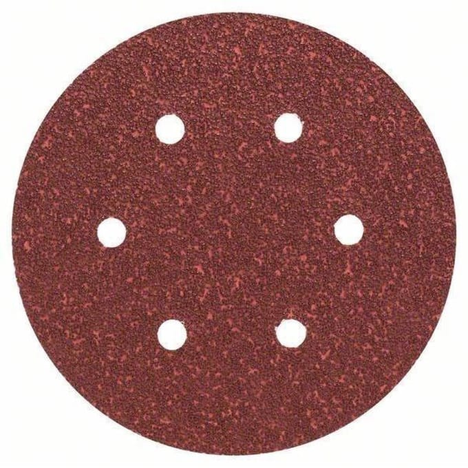 Bosch Accessories 2609256A29 Excenterschuurpapier Met klittenband, Geperforeerd Korrelgrootte (num) 40 (Ø) 150 mm 5 stuk(s)